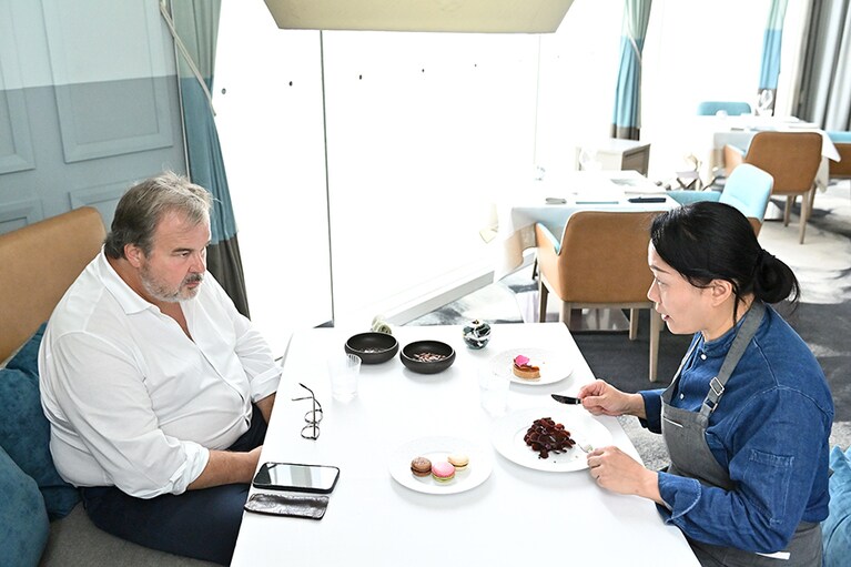 トークが止まらない。