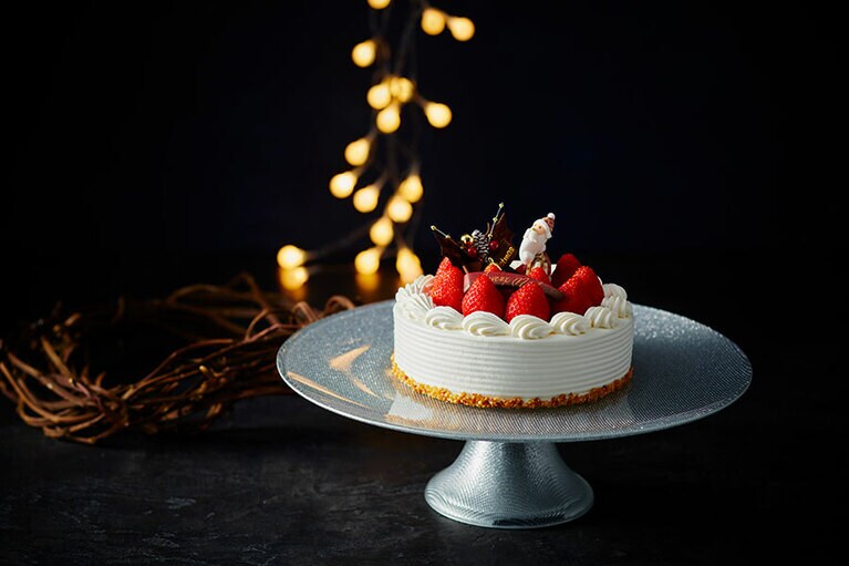 「嘉山農園の苺ショートケーキ」4,200円(直径12cm×5cm)／5,000円(直径15cm×5cm)