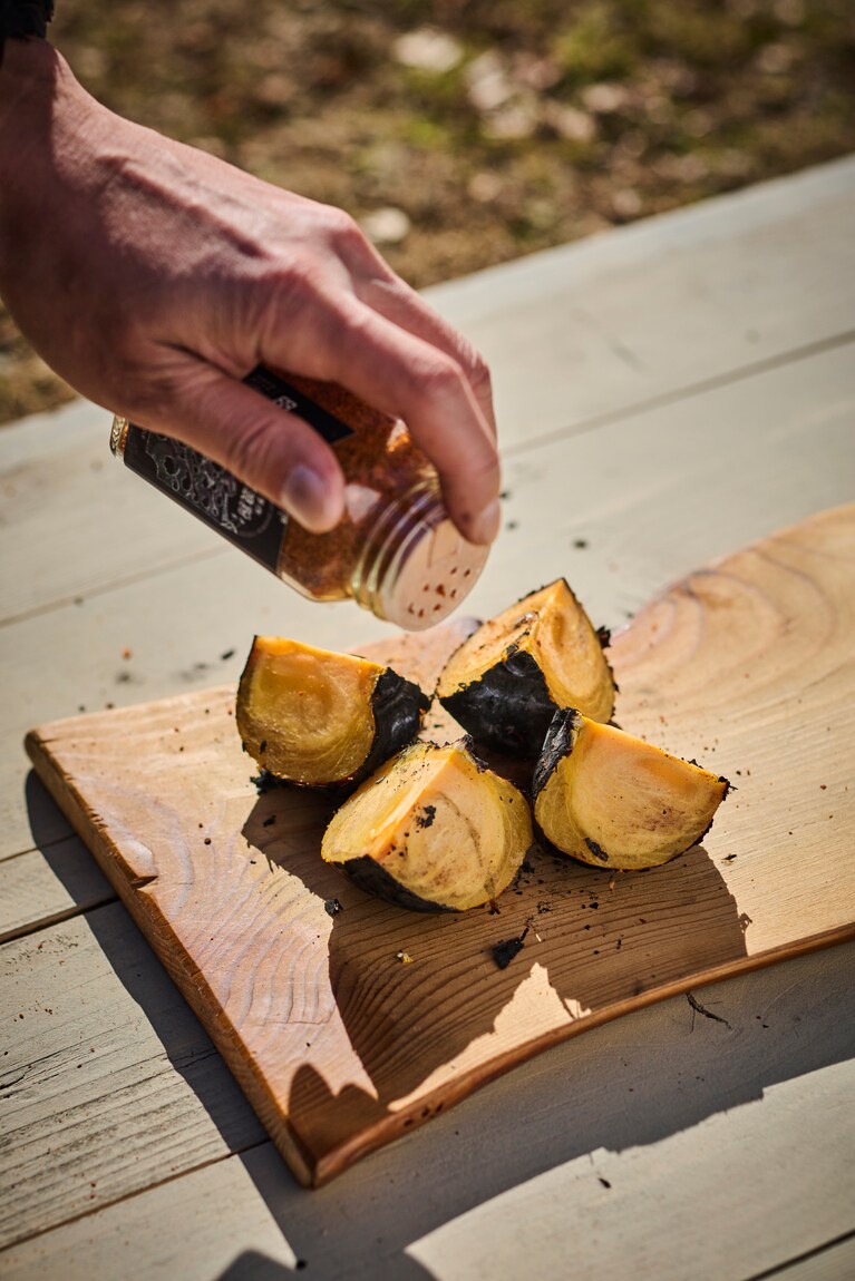 焚き火メシの本。