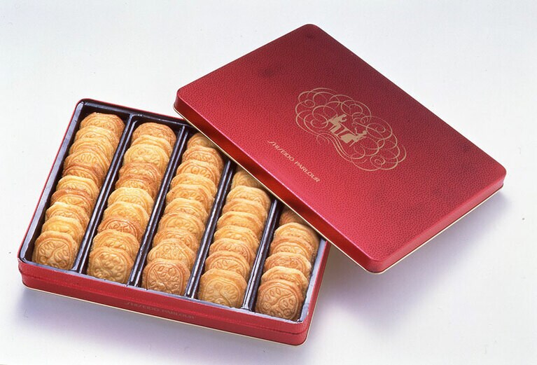 1987年当時の「花椿ビスケット」。