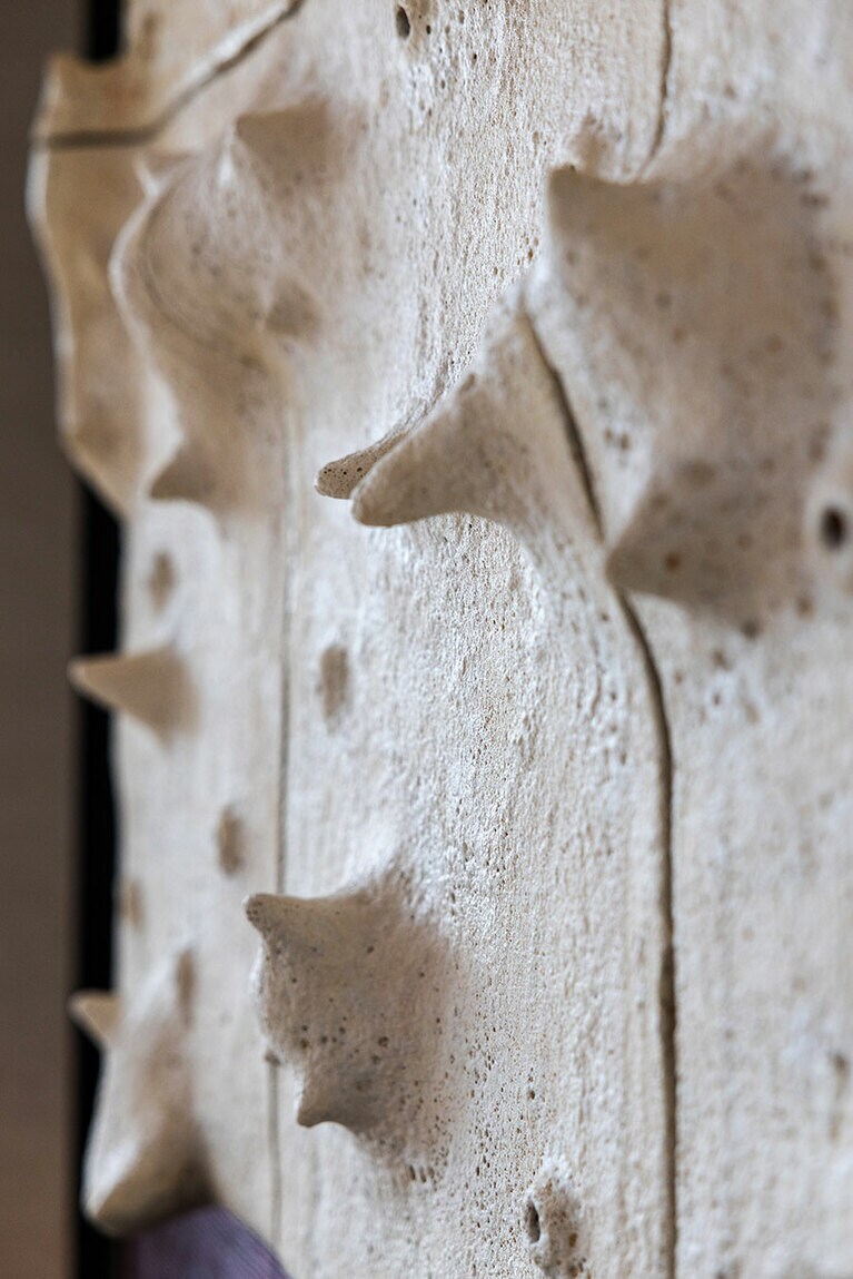 サンゴを思わせるアート。