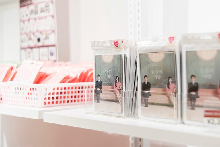 グッズ売り場の様子。