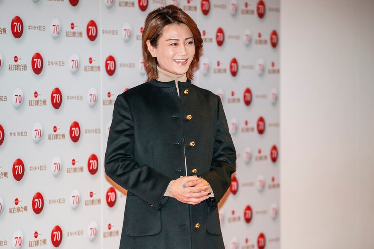 2019年紅白歌合戦リハーサル時の氷川きよしさん（撮影：文藝春秋）。