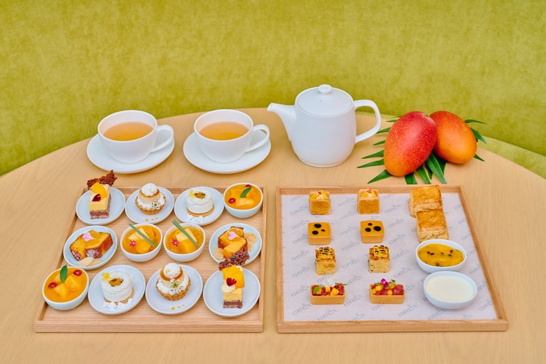 「Sophie’s Mango Afternoon Tea」のイメージ。1名7,500円（税・サ込）。要予約。