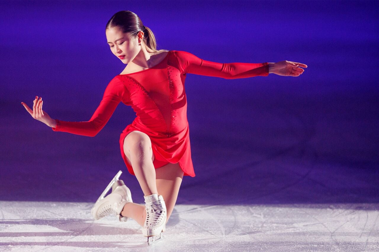 「フレンズ・オン・アイス2022」での宮原知子さん　©文藝春秋