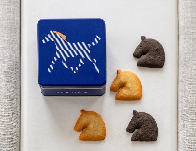 鎌倉と縁の深い“馬”をモチーフにした「シュヴァルサブレ」。