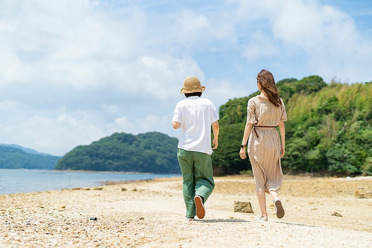真宮島エンジェルロード。