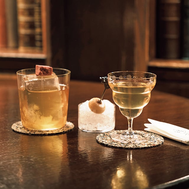 人気のカクテル、右から“ギブソンプリーズ”20ポンド、“No.7”24ポンド。