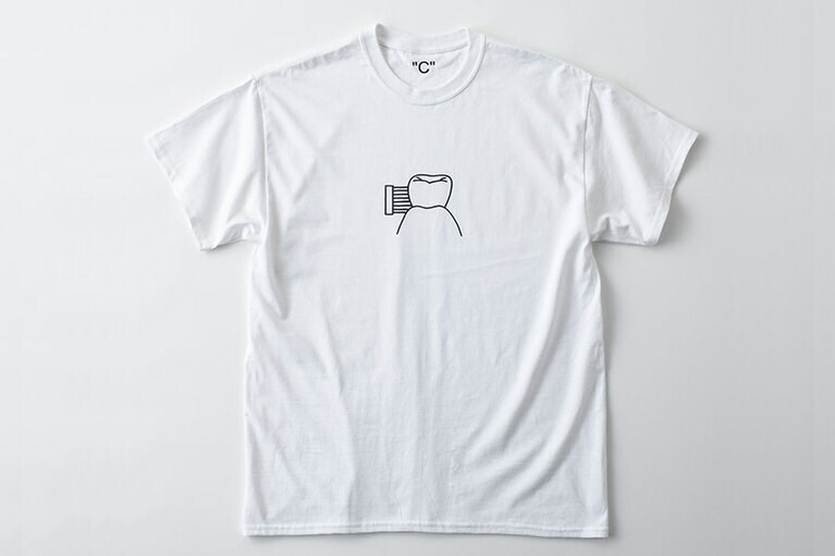 “C”ケンカガミ「 PRINT T-SHIRT」 6,000円。