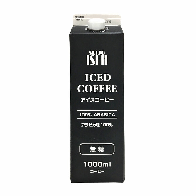成城石井 アイスコーヒー無糖 1,000ml 496円。