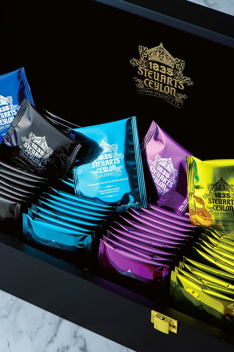 ティーバッグ5種×20袋入り 10,800円／George Steuart Tea