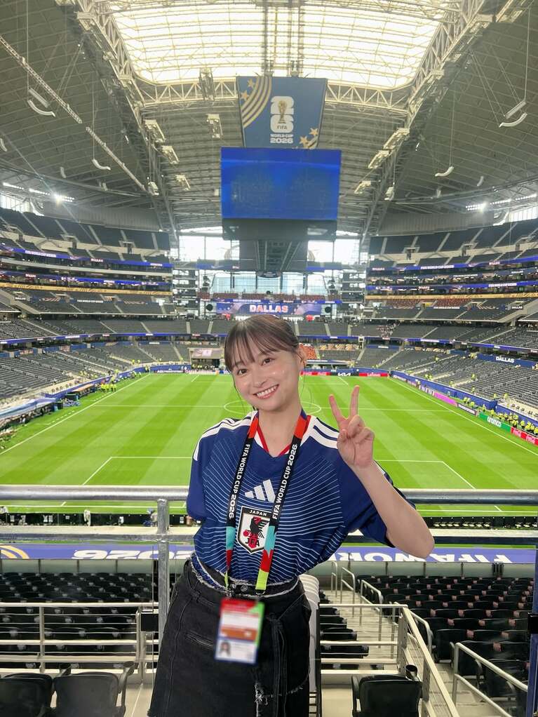 オランダ戦直後の影山優佳さん（本人のInstagramより）
