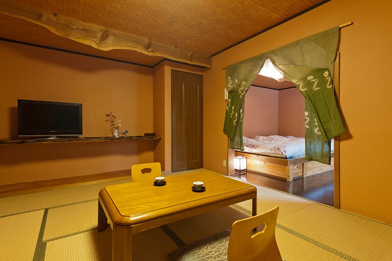 那須温泉 五ッ星源泉の宿 大鷹の湯［栃木／西那須温泉］別邸鷹山客室。