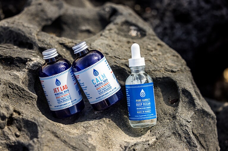 水に数滴入れて飲用すると疲労回復や安眠効果が期待できる“マグネシウムドロップ” 9.95ドルほか。