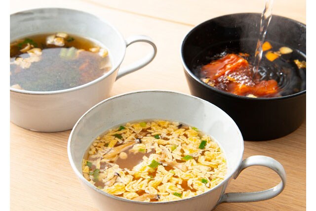 AKOMEYA TOKYO フリーズドライスープ3種セット。