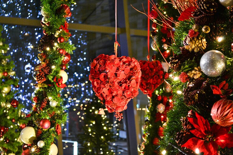 ハートのモチーフ。