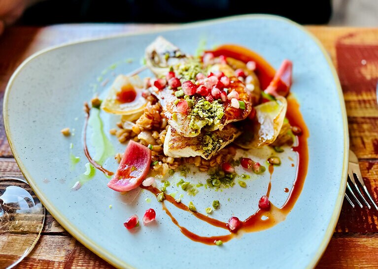 やっぱり魚料理。