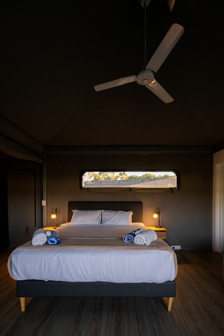 ファミリータイプは二段ベッドも。