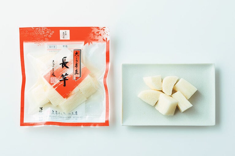 「長芋しょうゆ漬」120g 540円／京漬物 大こう本店