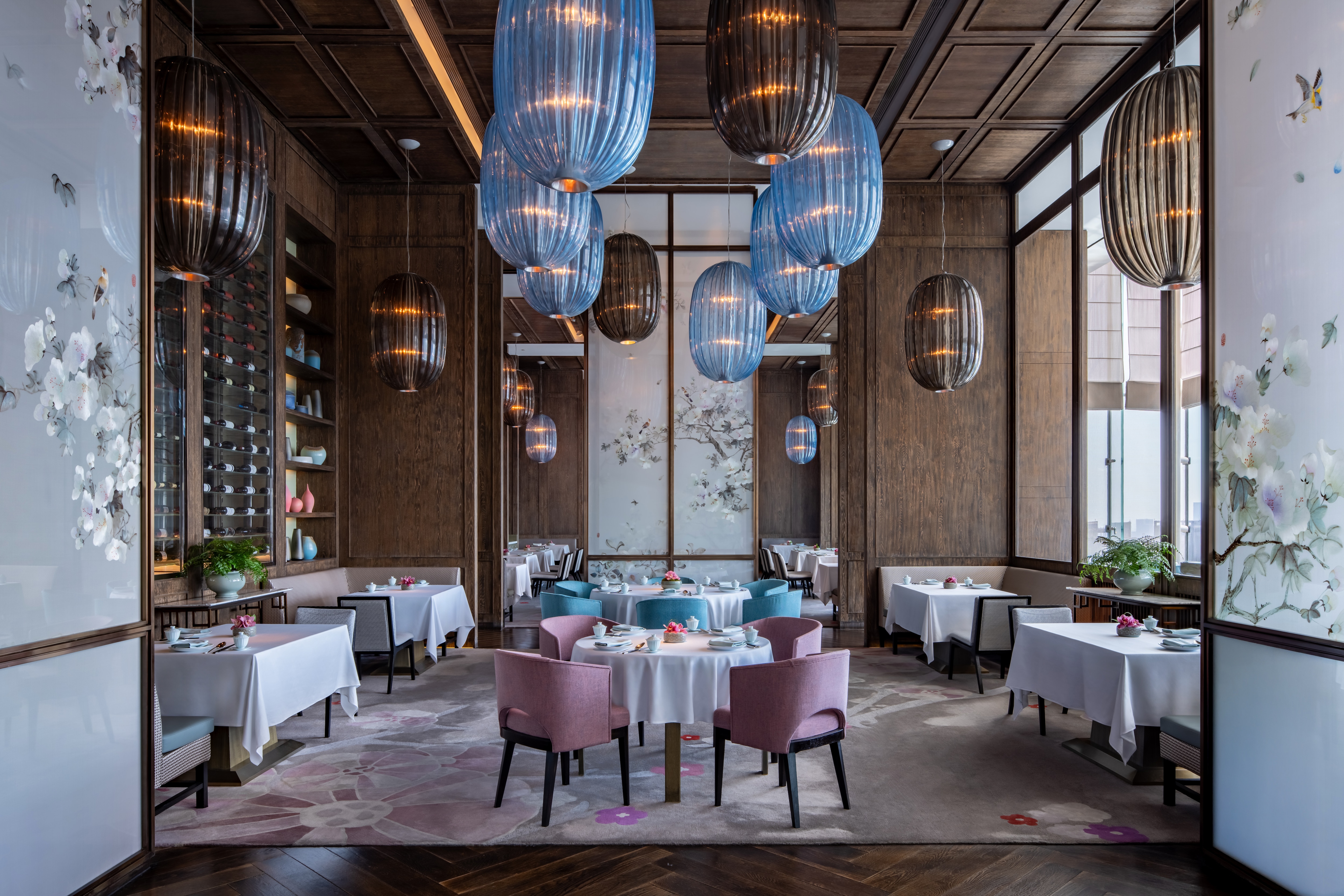 パーク ハイアット 杭州のダイニング ルーム