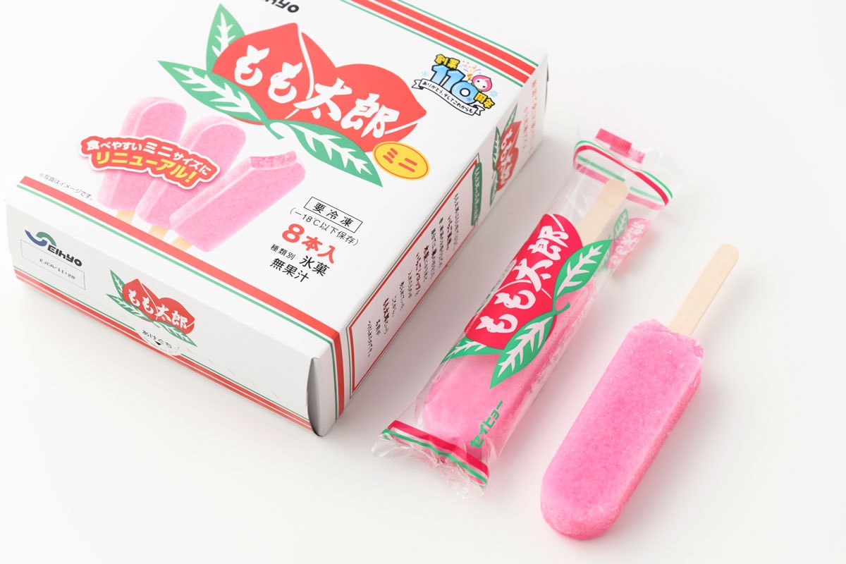 もも太郎 ミニ 432円（8本入り）。※参考価格／セイヒョー