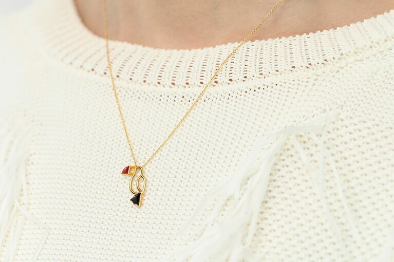 着用イメージ。