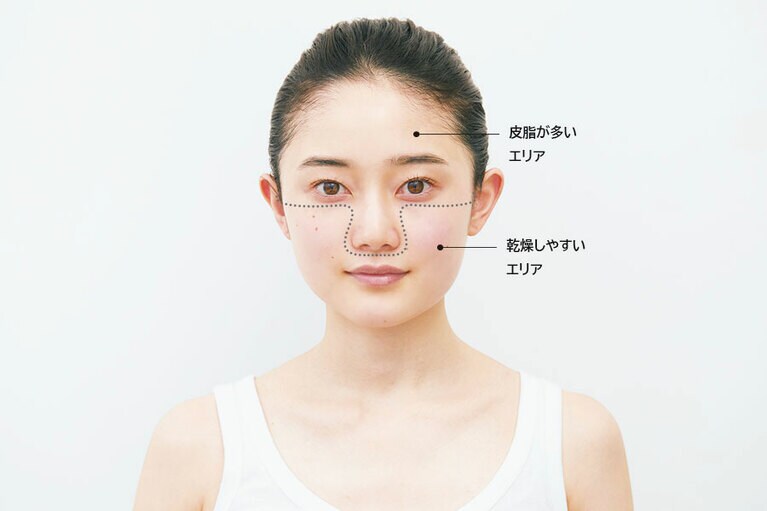乳液やクリームがベタついて苦手という人も、頰を中心につければほどよい潤い感に。