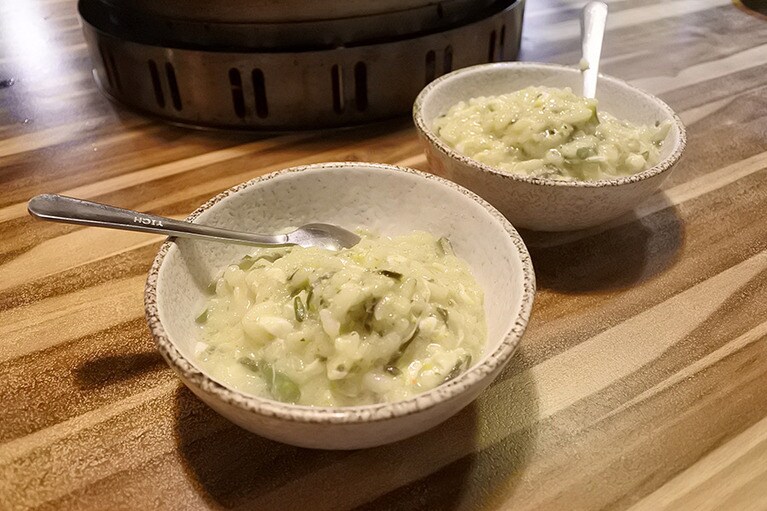 〆にぴったりな絶品粥。