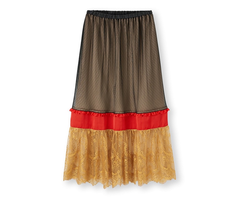 「コンビネーションロングスカートUNDERCOVER」2,990円。