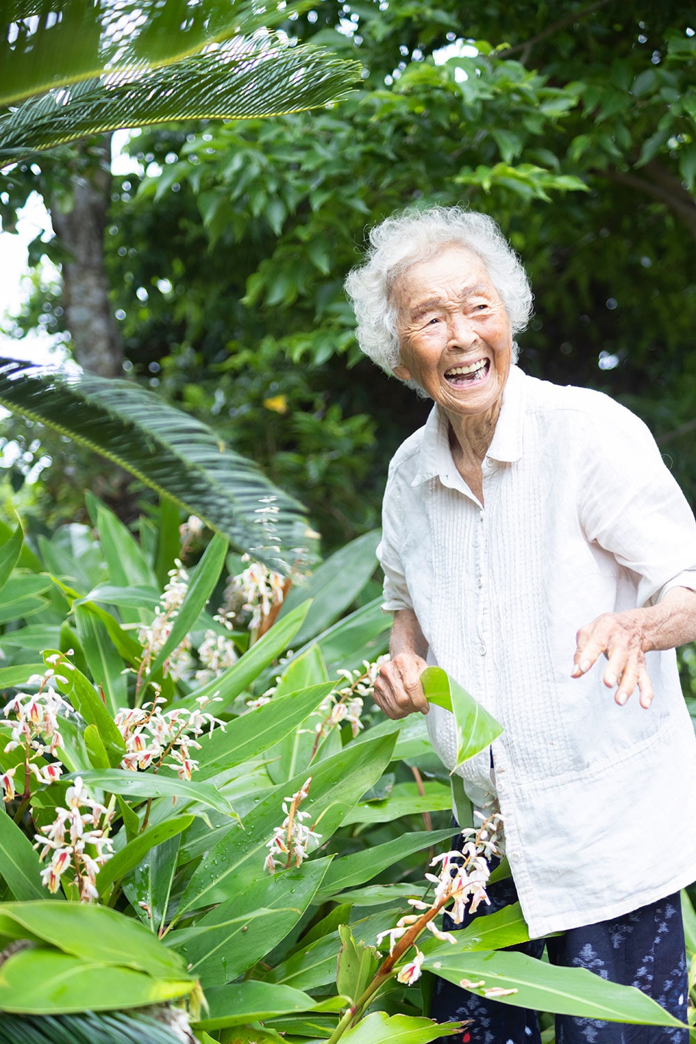 口数は少ないが、凜として思いやり溢れる水本美枝子さん、92歳。