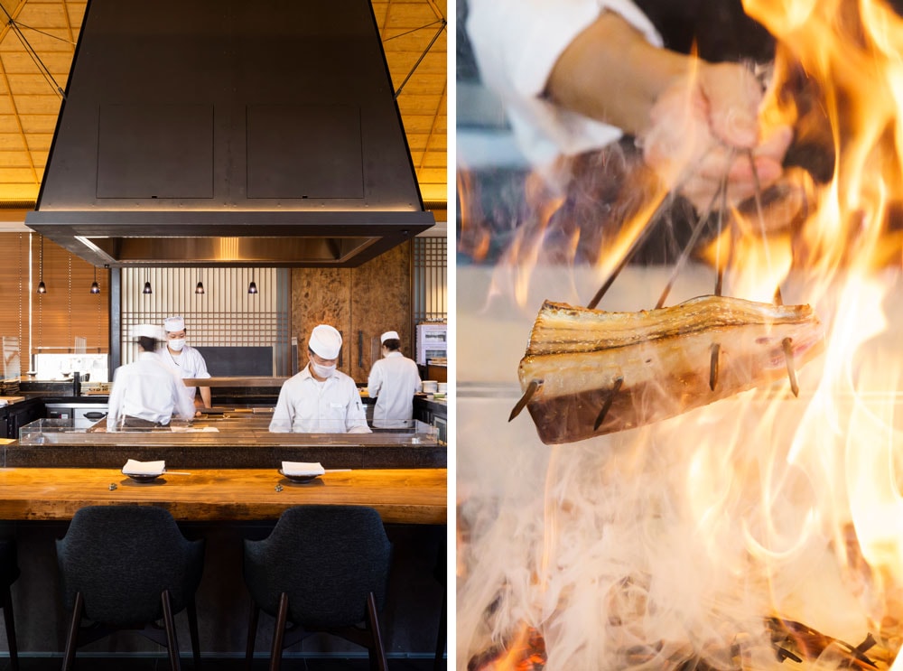 沖縄の新鮮食材も最高の火入れで味わえるレストラン「シラカチ 炉端」。