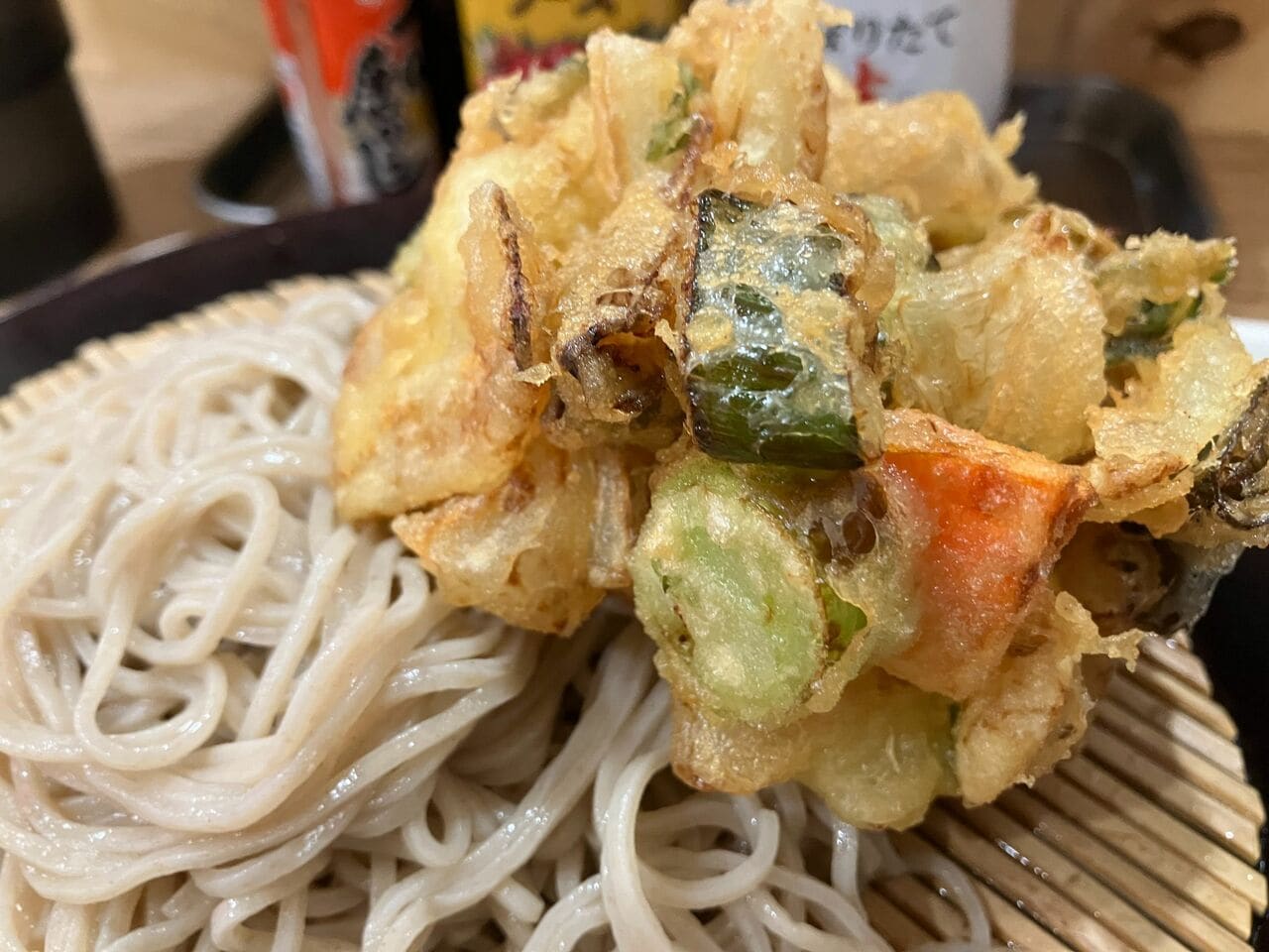  新橋の「そば田」のかき揚げを彷彿させる姿