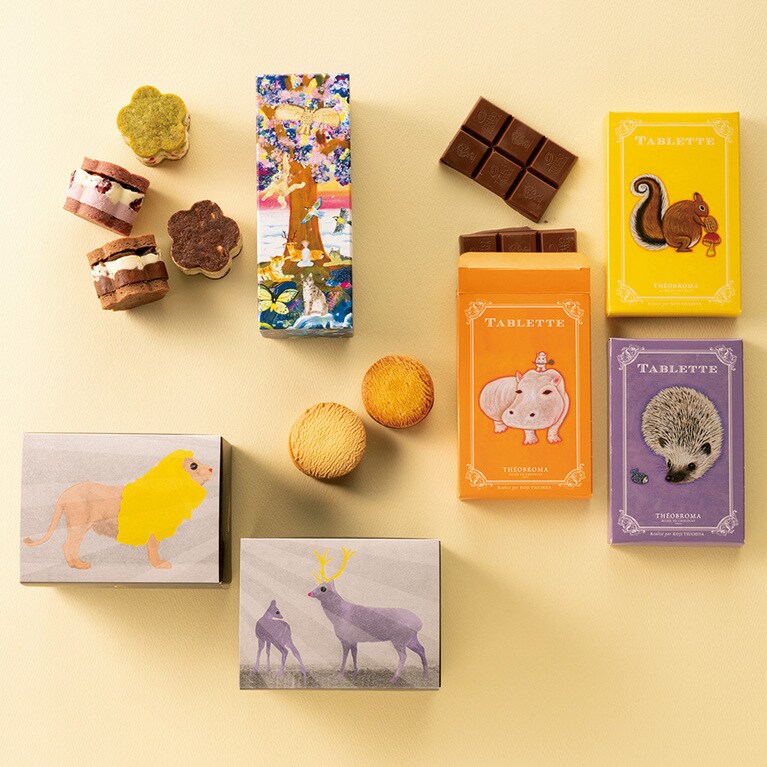 アニマル柄が楽しい3種類のお菓子