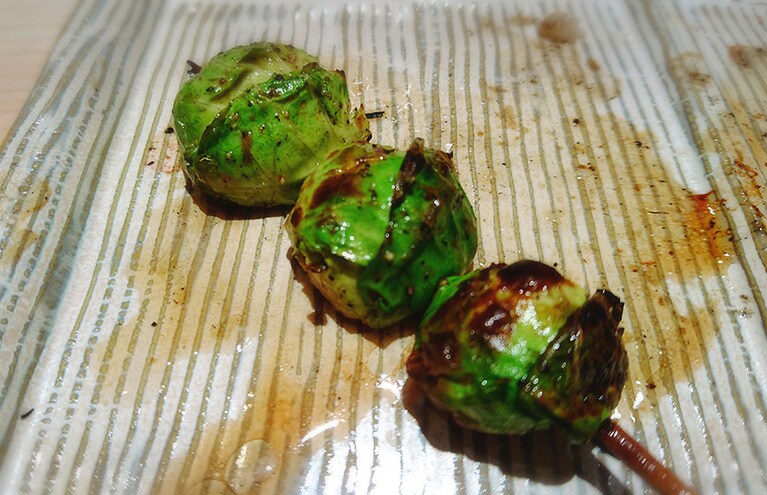 サッとひと刷毛した醤油が利いている。