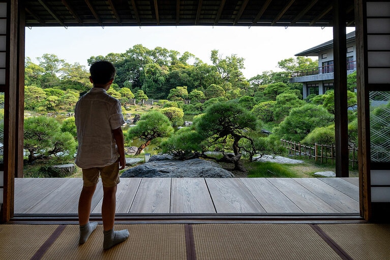 柳川藩主立花邸 御花にて。