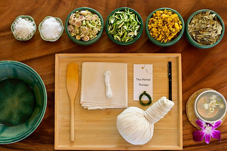 沢山のオーガニックハーブ。