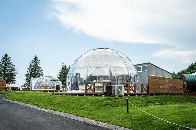 周囲よりも少し高い場所にあるため、開放感抜群。