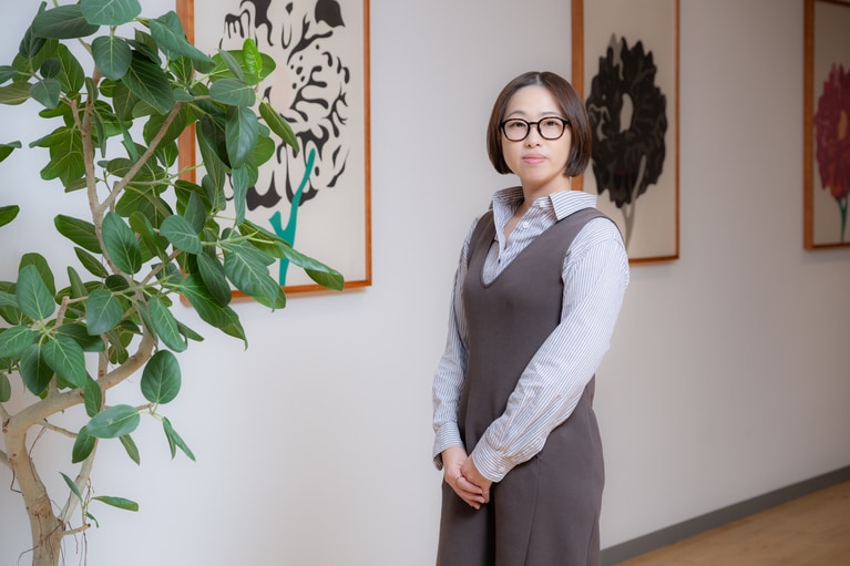 生活雑貨部 ヘルス＆ビューティケア担当の中野倫弥さん。