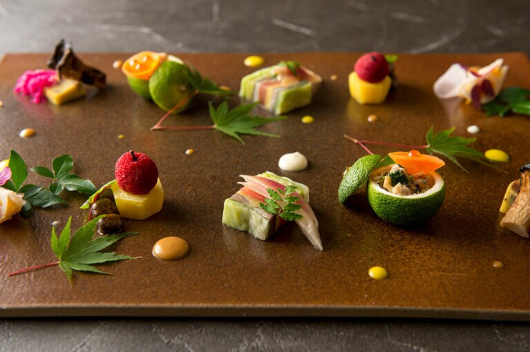 古湯温泉ONCRI／おんくり［佐賀／古湯温泉］季味 料理イメージ。