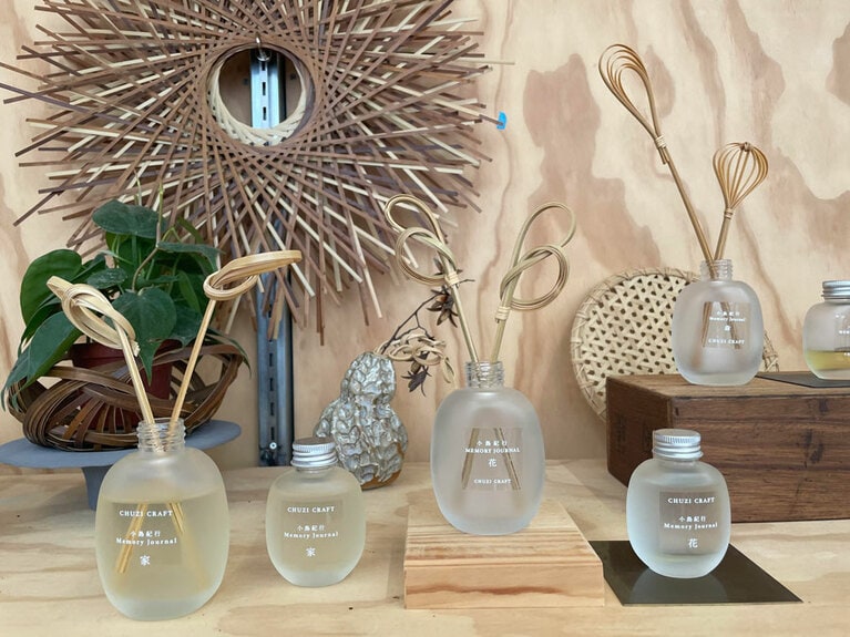 使用後の竹製スティックは、花瓶に入れて飾ったりするのもおすすめ。