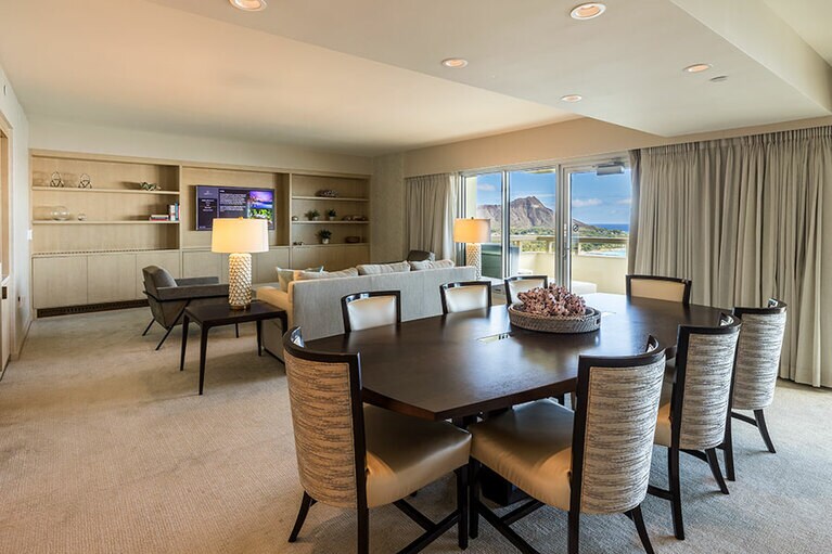 最上級の客室“プレジデンシャル・スイート”。