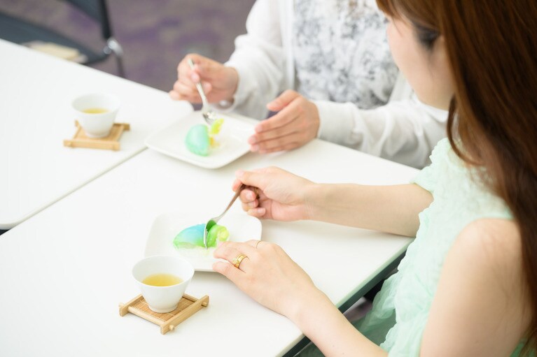 弾力がありながらも歯切れのよい皮がおいしい。