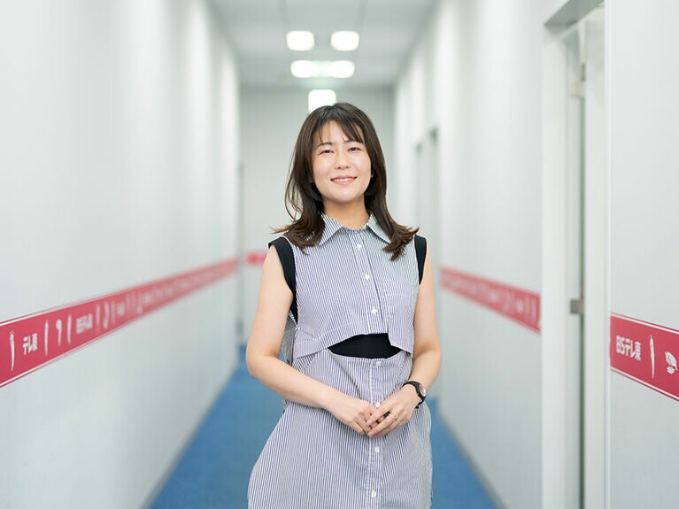 テレビ東京の祖父江里奈さん。