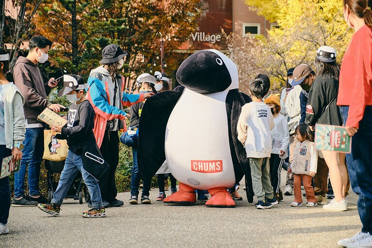 CHUMS PICNIC 2022の様子。延べ11,000人が参加しにぎわった。