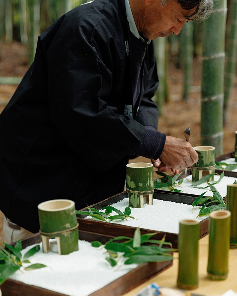 竹ももちろん使われる。