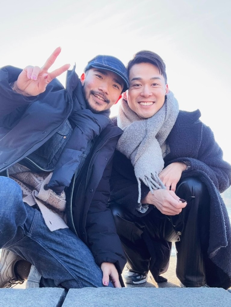 ドリアン・ロロブリジーダさんとパートナーのKILAさん（「MASAKI / DURIAN Lollobrigida」公式インスタグラムより）。