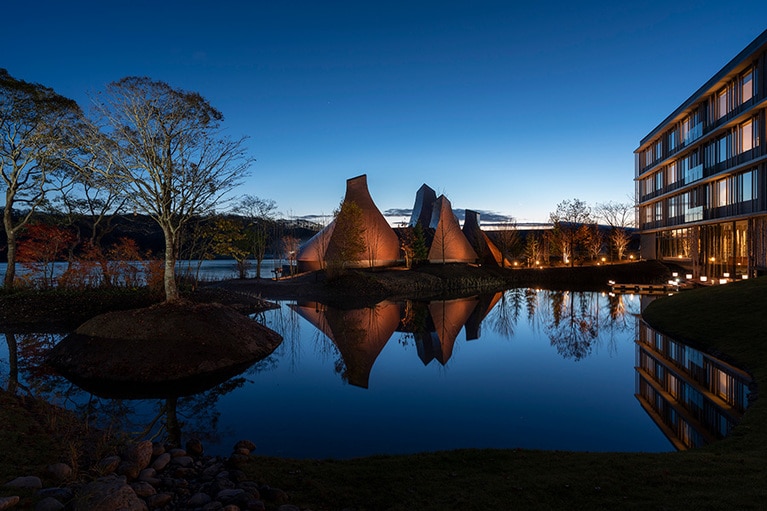 界 ポロト［北海道／白老温泉］外観。