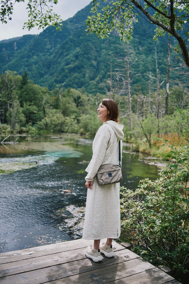 この日も熊の出没情報が。ちょっとした散策でも、熊鈴などで対策は忘れないように。