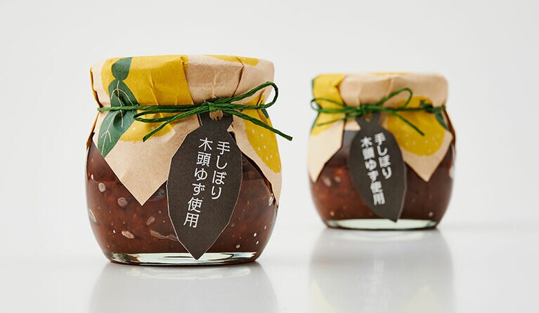 柚冬庵「木頭ゆずの手作り柚子みそ」各100g 600円／徳島県