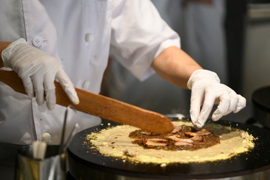 焼きたてを食べられるのが嬉しい。